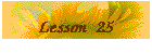 Lesson 25