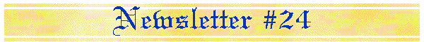 Newsletter #24